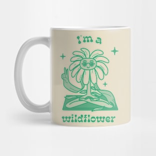 Hippie Flower Child Wildflower Peace & Love Mug